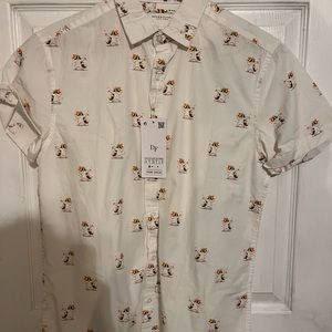 Rainbow Unicorn Button Down